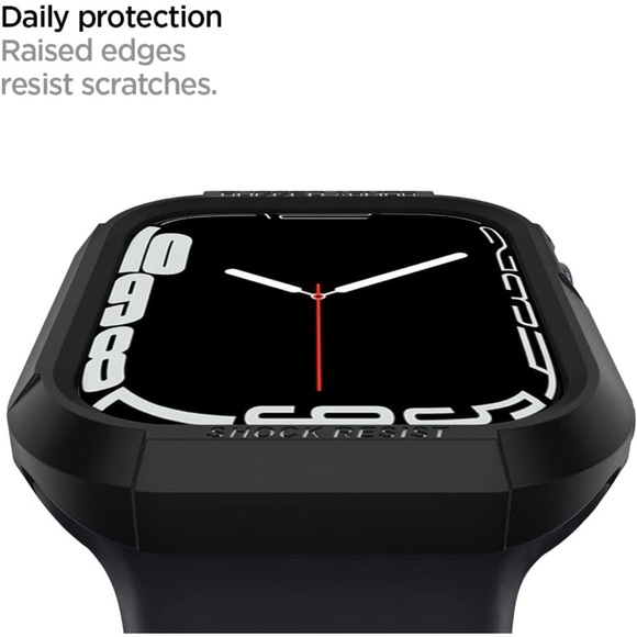 Spigen Rugged Armor Protector Designed for Apple Watch Case Series 40mm/41mm - Picture 7 of 7